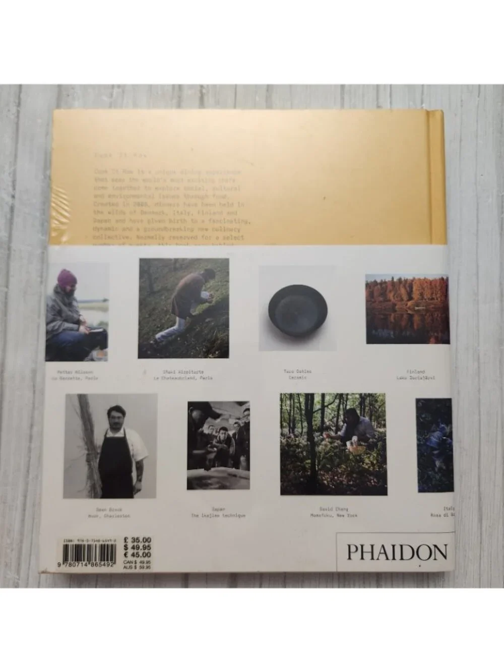 Cook It Raw Hardcover Book Phaidon Worlds Great Chefs, Andrea